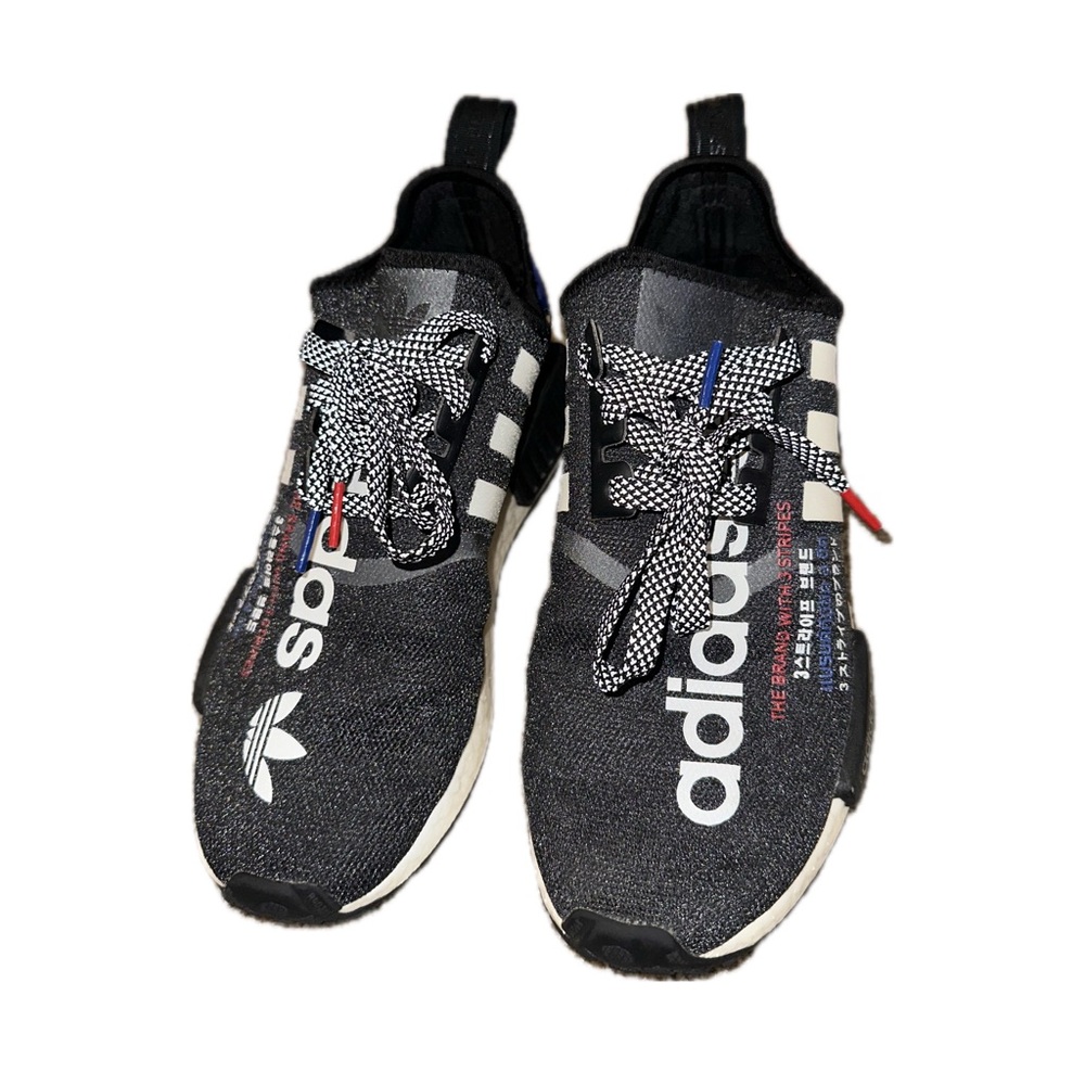 Adidas NMD with Red and Blue Accents